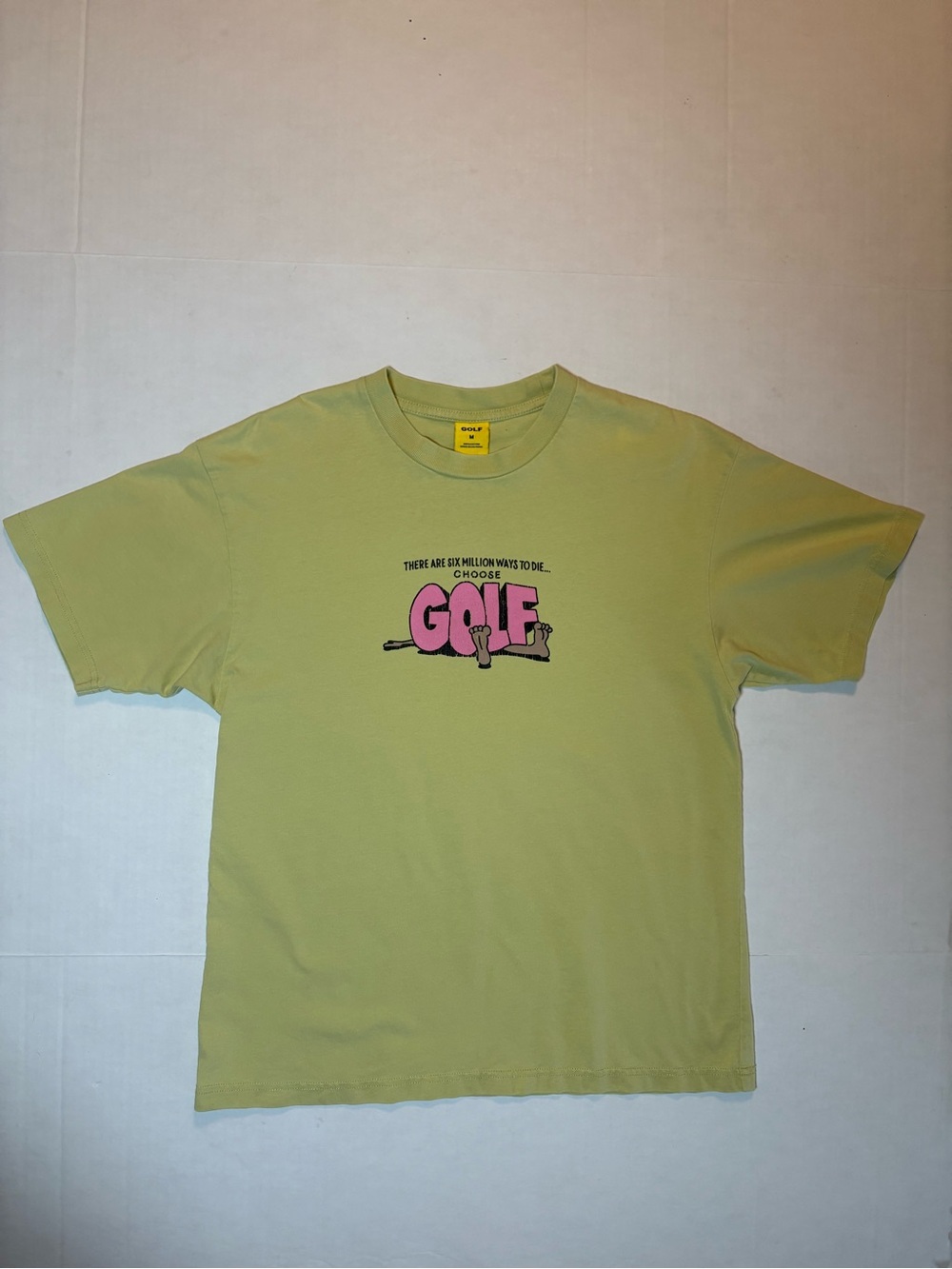 Golf Wang Short Sleeve Graphic T-shirt 100% Cotton “six Million Ways To Die.. M